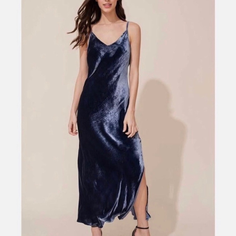 NWT Yumi Kim Midnight Blue Velvet Dress